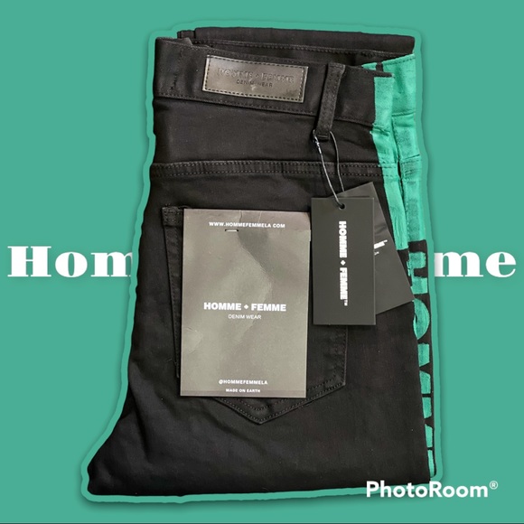 Limited Edition Homme + Femme Denim Wear Jeans - Picture 2 of 8